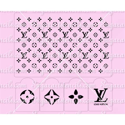 where to buy louis vuitton cake stencil|louis vuitton stencil sheets.